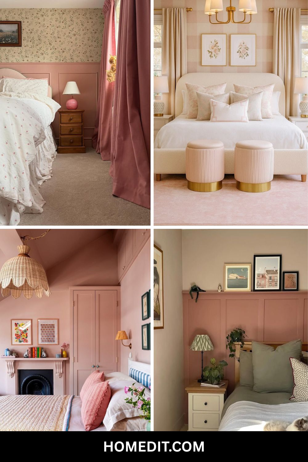 15 Pink Bedroom Ideas for 2026 Where Soft Blush Walls Replace Plain White Interiors