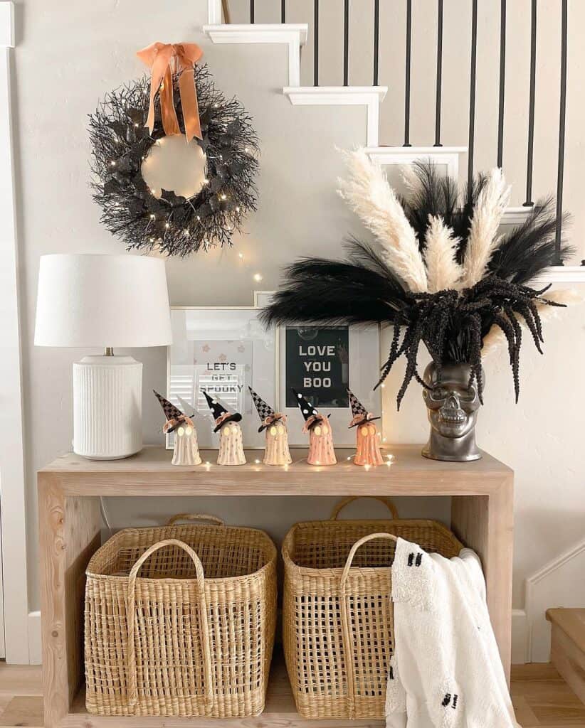Halloween Entrance Table